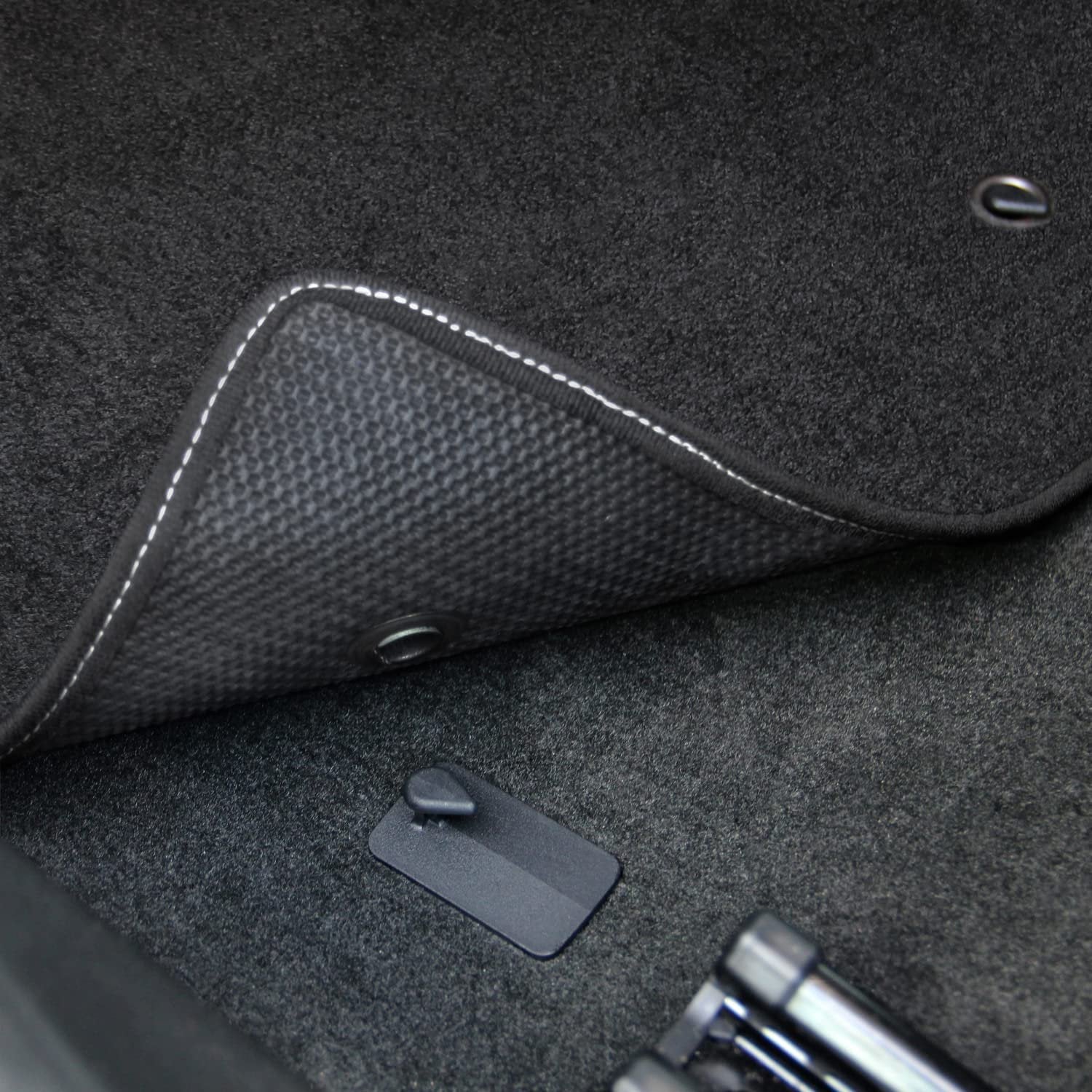 2015-2023 Dodge Challenger Floor Mats by Lloyd Mats - Black with Scat Pack Logo