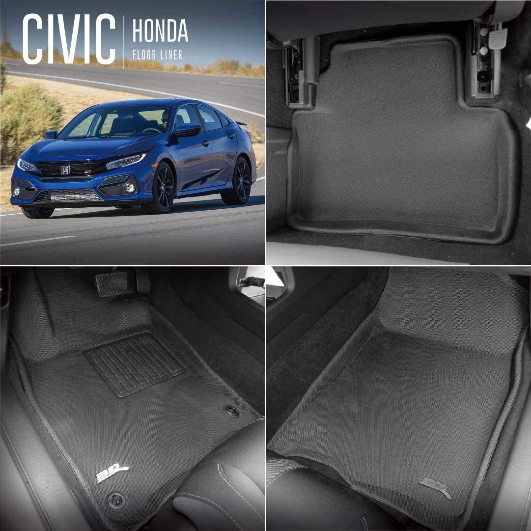 2016-2021 Honda Civic 3D MAXpider Complete Set Custom Fit