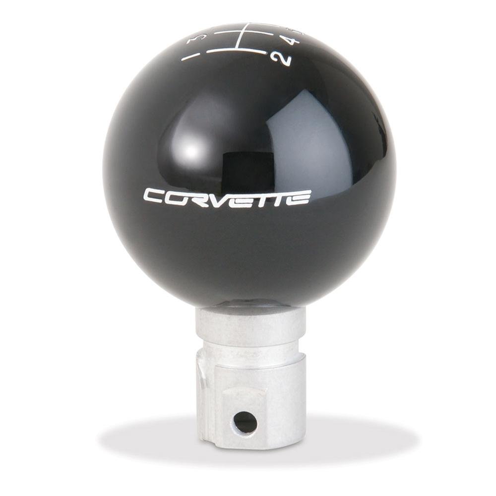 Corvette Script 6 Speed Shift Knob : 2005-2013 C6, Z06, ZR1, Grand Sport-SR1 Performance