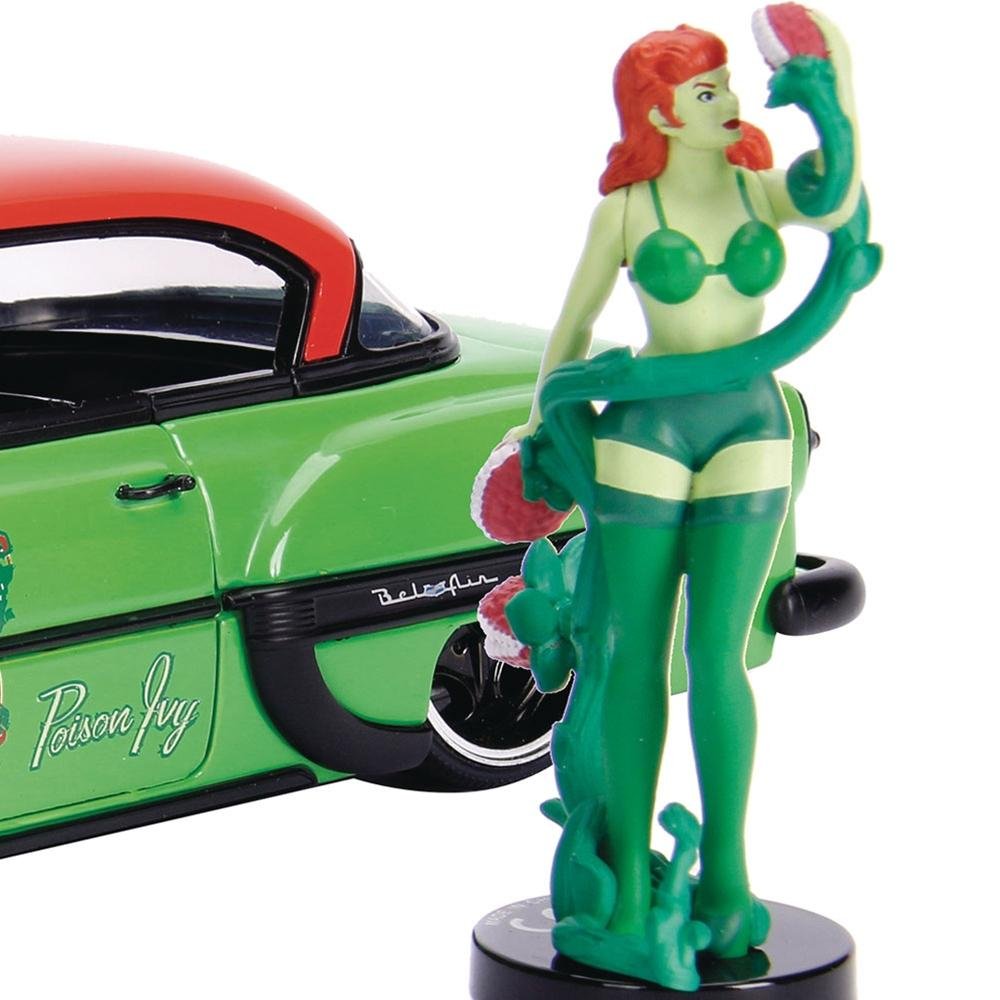 Chevrolet Bel Air Poison Ivy - Green/Red - Die-Cast Figure 1:24 - DC Comics Bombshells : 1953