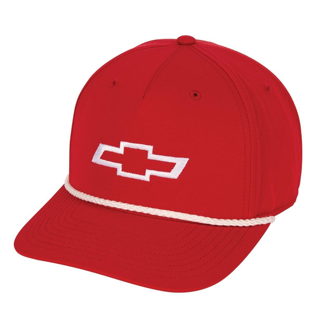Chevy Bowtie Captain's Cord Snapback Hat - Chevrolet Rope Cap-SR1 Performance