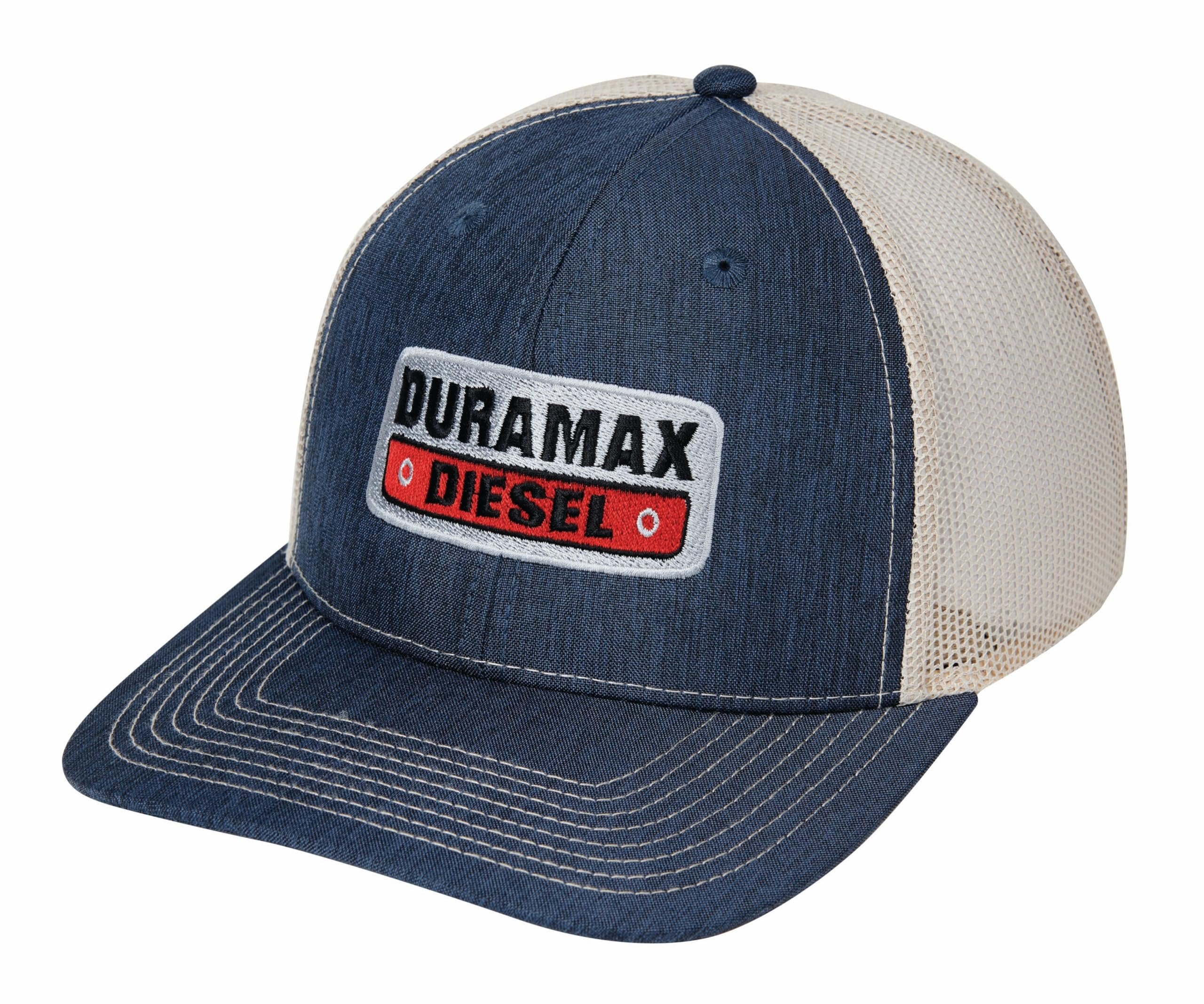 Chevy Duramax Diesel Trucker Snapback Hat - Officially Licensed Chevrolet Cap (US, Alpha, One Size, Grey/Brown)