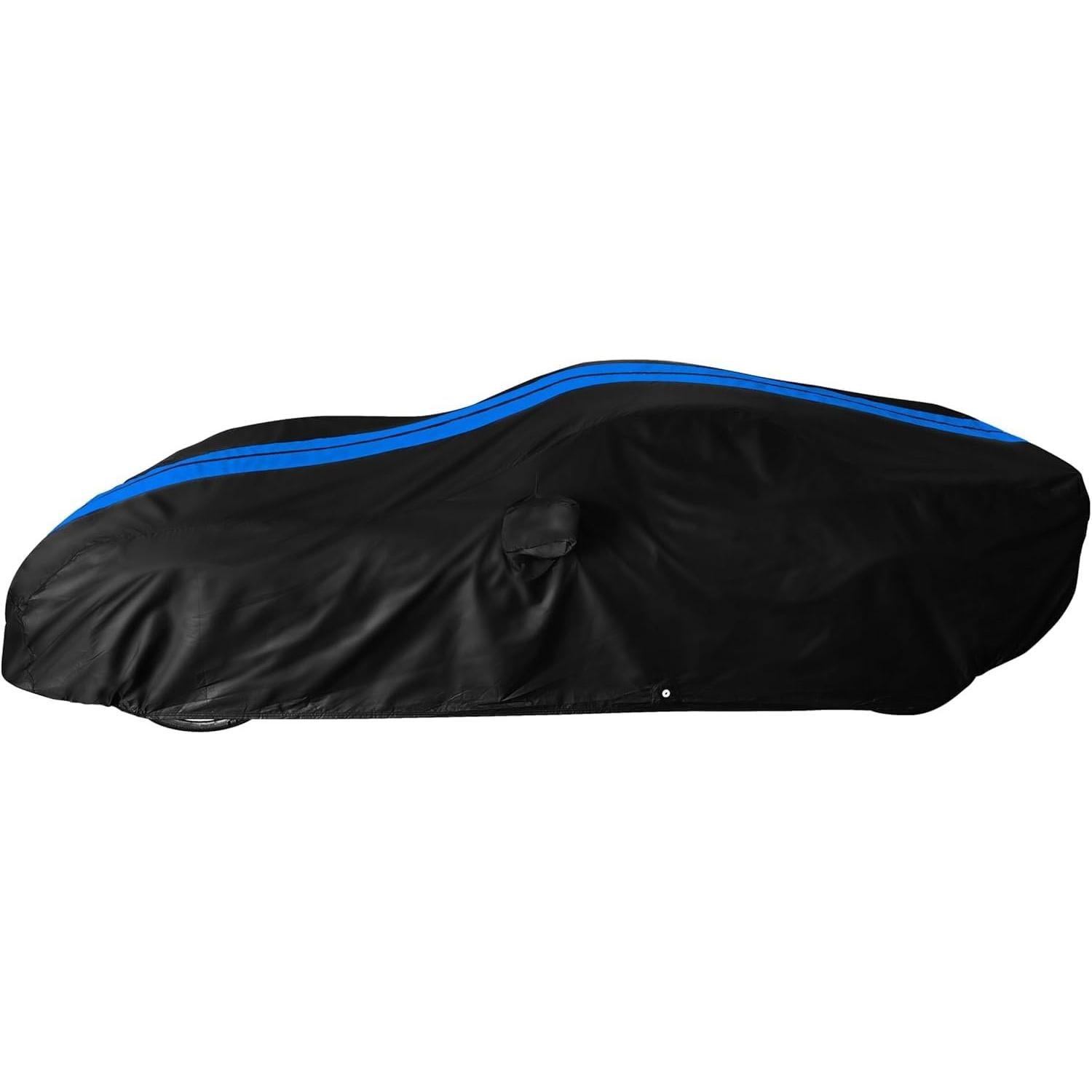 Corvette Ultraguard Plus Car Cover - Indoor/Outdoor Protection - Black W/ Red Stripes - 1997-2004 C5, Z06