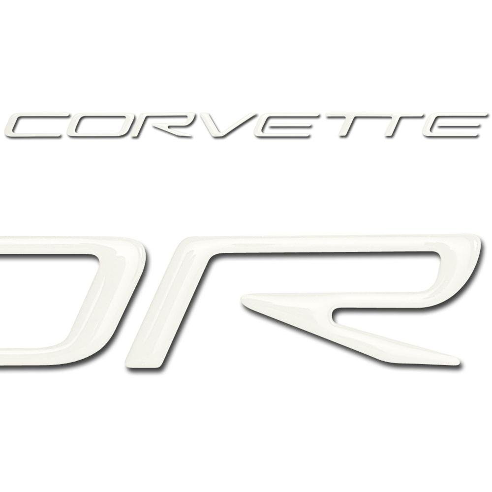 Corvette Domed Fuel Rail Decal Letters : 1997-2004 C5 Logo