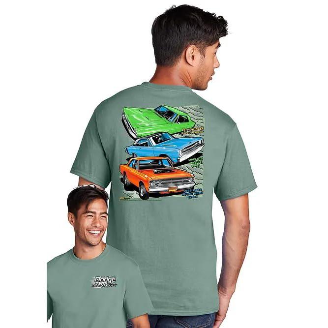Classic Car Shirt for Dodge Dart - American Muscle Men's T-Shirt - Hurst Hemi 426ci, GTS 440ci, Swinger 340ci
