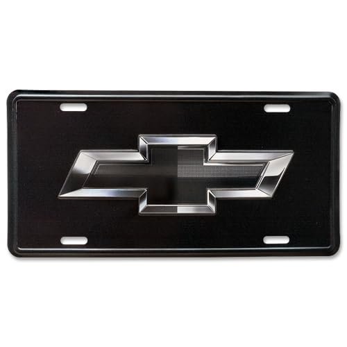 Chevrolet Black Bowtie License Plate-SR1 Performance