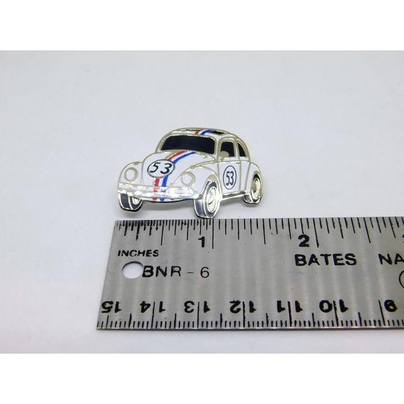 1963 Love Bug Herbie Enamel Pin - Volkswagen Beetle Classic Car Lapel Pin-SR1 Performance