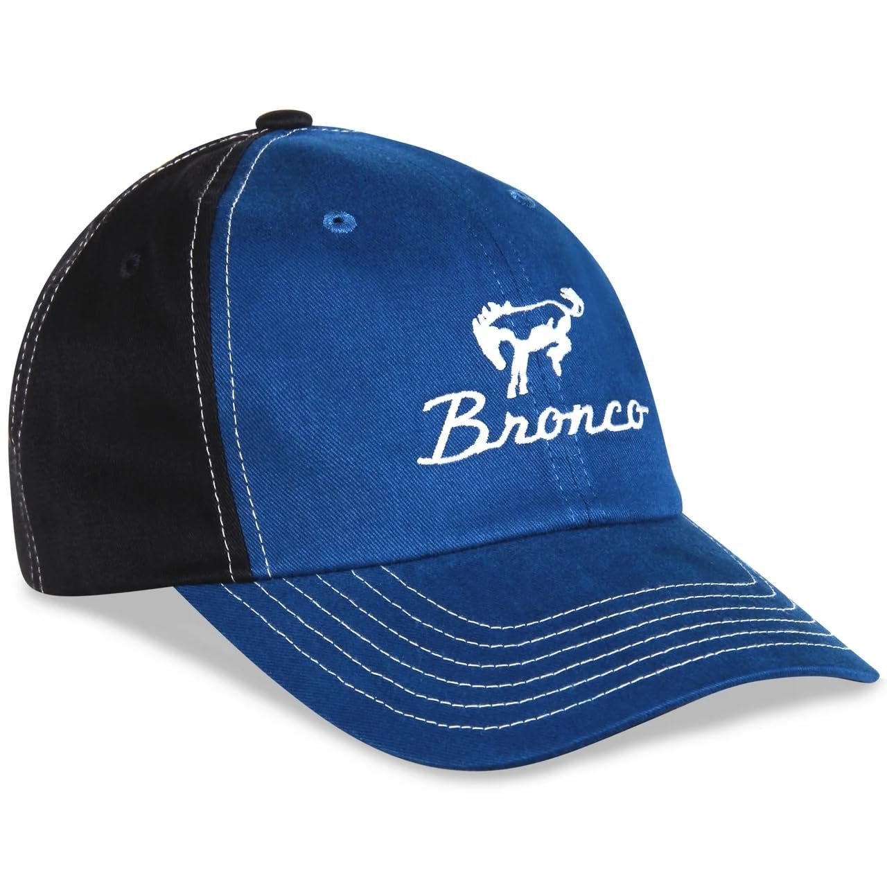 Ford Bronco Official Licensed Logo Embroidered Hat - Adjustable Men's Cap Blue