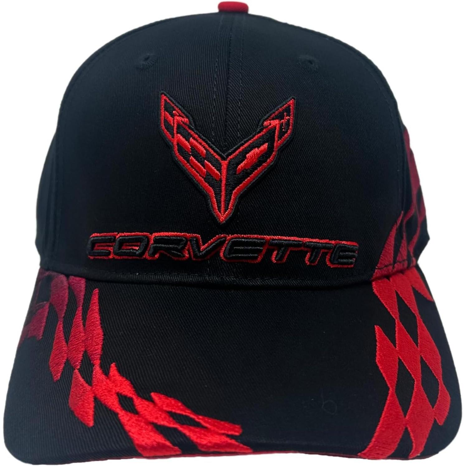 C8 Corvette Bad Vette Hat - Adjustable 3-D Embroidered Cap-SR1 Performance