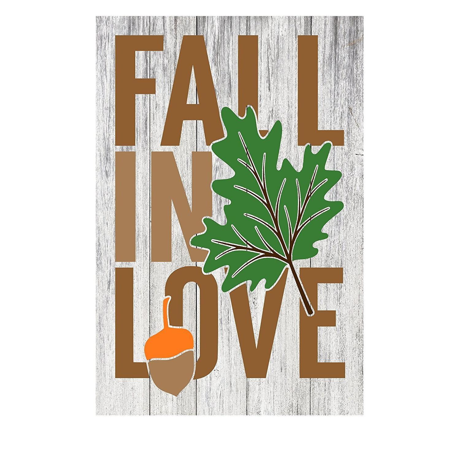 Give Thanks Autumn Season Rustic Metal Sign - 12" x 8"