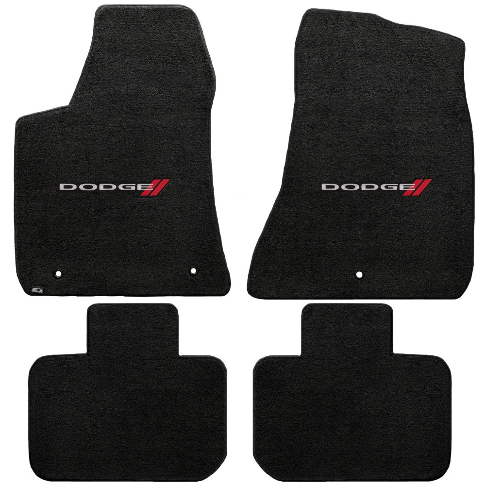 2011-2023 Dodge Charger RWD Custom Floor Mats by Lloyd Mats - Black with Dodge Logo