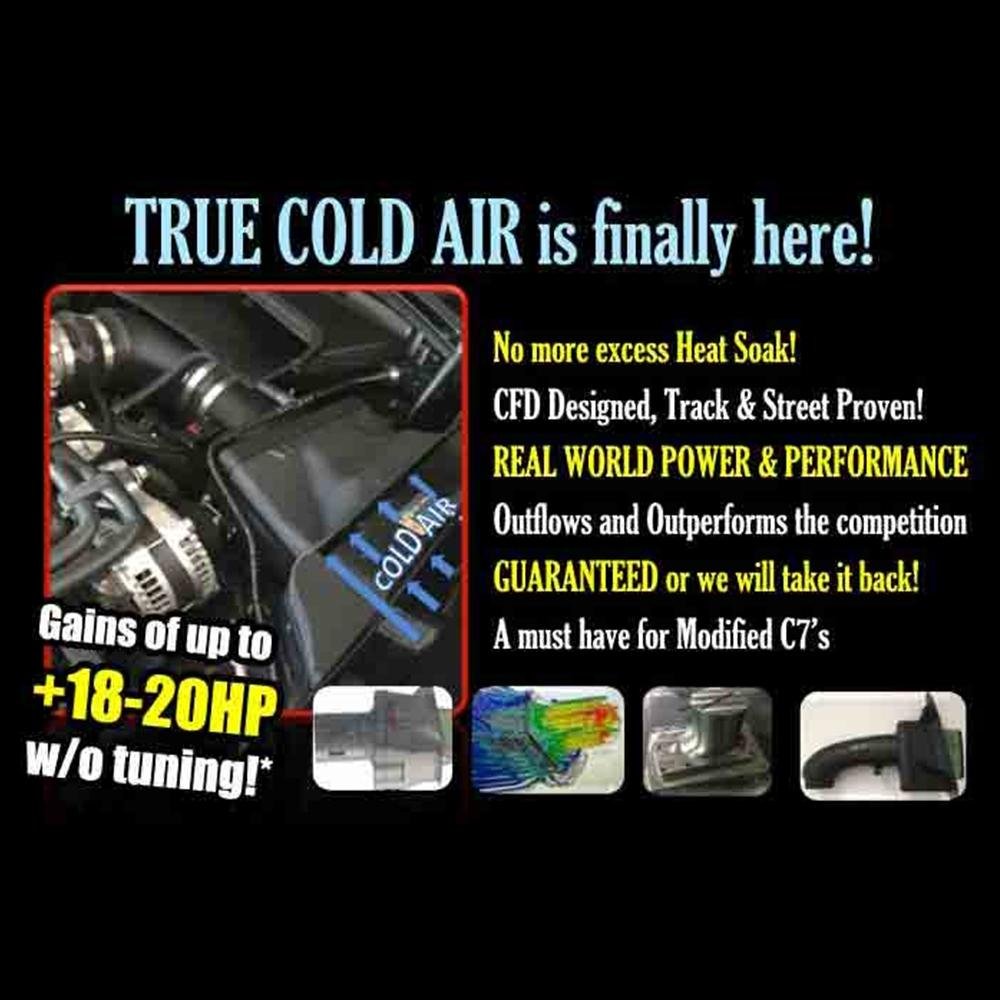 Corvette Vararam TCR-7 True Cold Air Intake : C7 Stingray, Z51