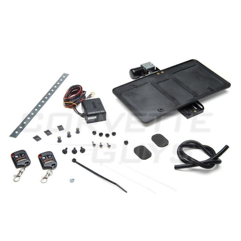 Show N Go Electric Powered License Plate Frame Bracket - Shows & Hides Automatically with Remote Key Fobs-SR1 Performance
