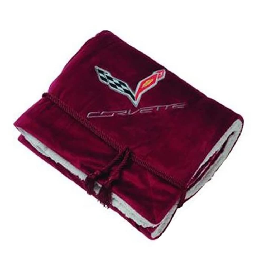Corvette Blanket - Lamb's Wool Throw : C7-SR1 Performance