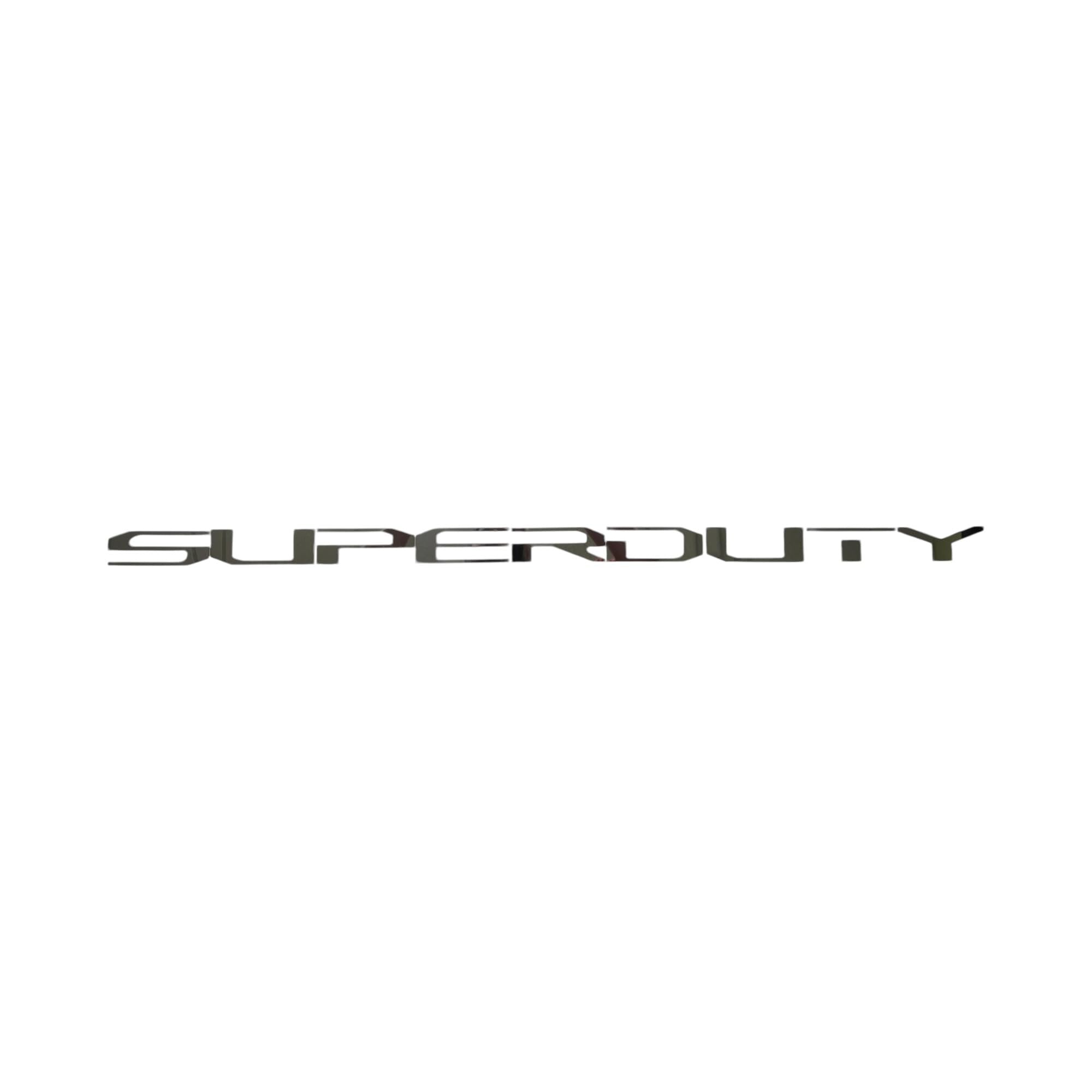 Eurosport Daytona- Compatible with 2023- Current, Super Duty Tailgate Lettering Kit Black