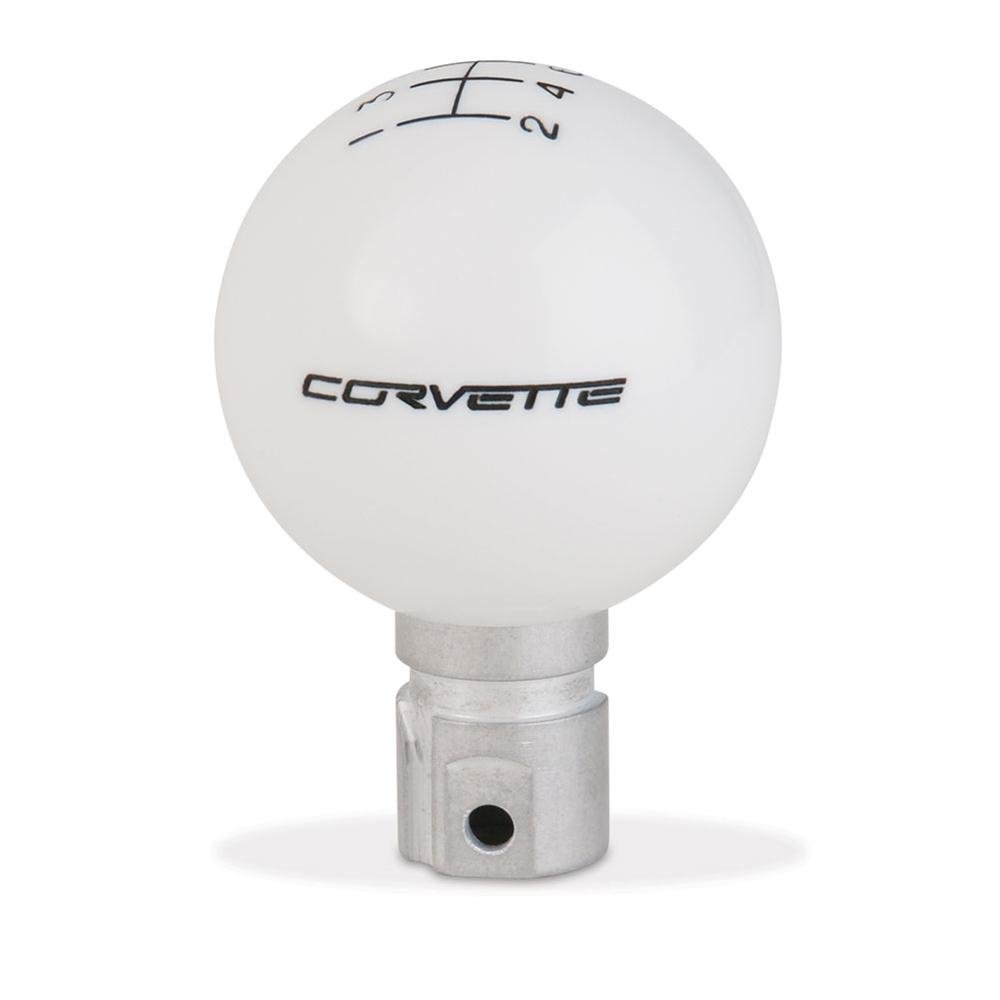Corvette Script 6 Speed Shift Knob : 2005-2013 C6, Z06, ZR1, Grand Sport-SR1 Performance