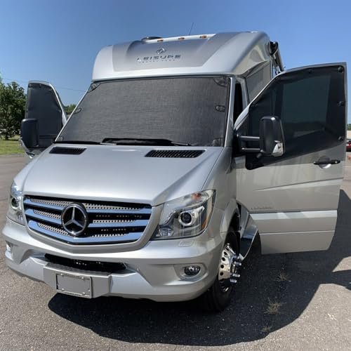 2015-2025 Mercedes Sprinter Van Exterior Windshield Sun Shade by Magne Shade-SR1 Performance