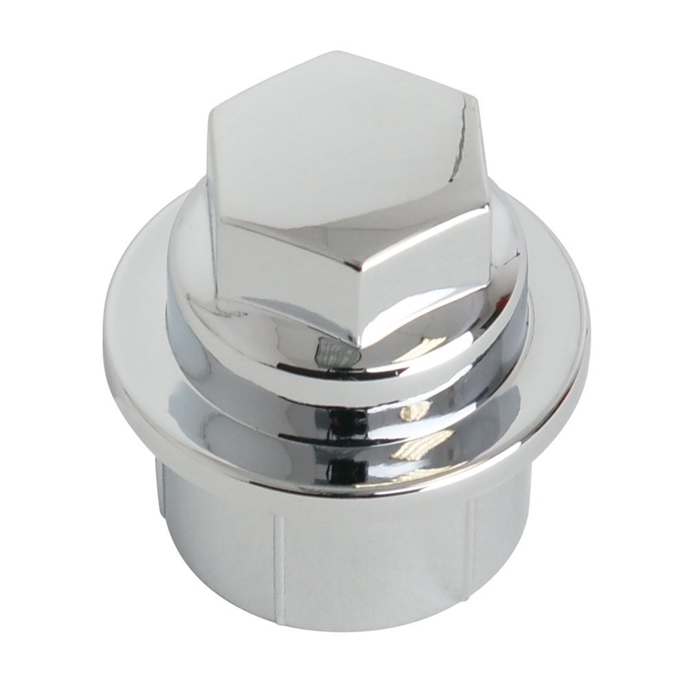 Corvette Lug Nut Covers - Chrome Smooth Top (Set) : 2000-2004 C5 & Z06