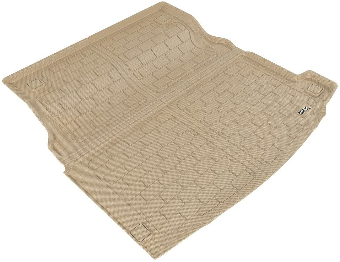 3D MAXpider Cargo Custom Fit All-Weather Floor Mat for Select Mercedes-Benz E-Class (W213) Sedan Models - Kagu Rubber (Black)