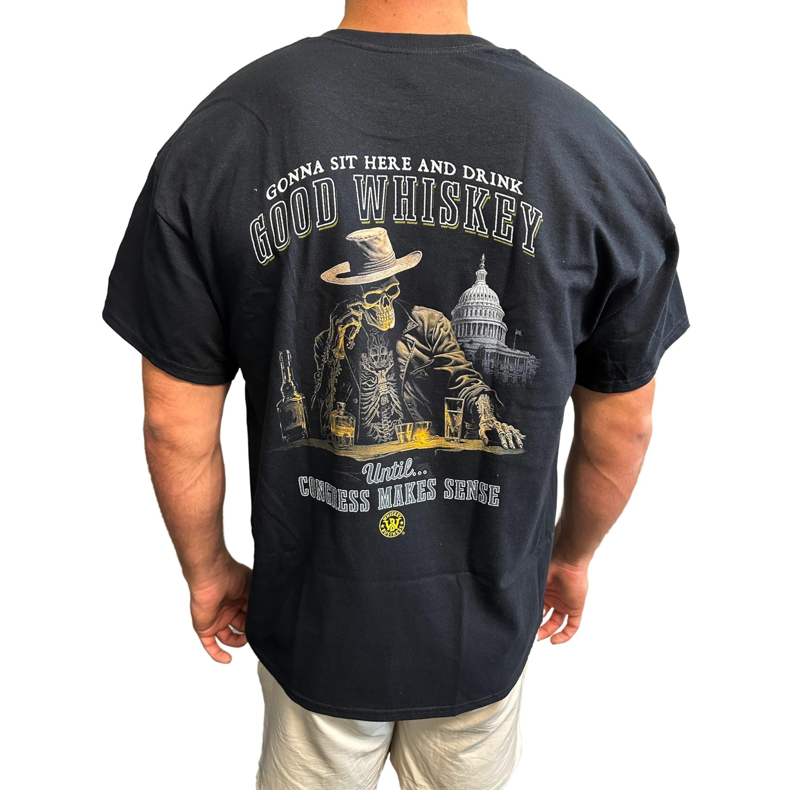 Whiskey Business Men's T-Shirts - Congress Cowboy Shirt-SR1 Performance