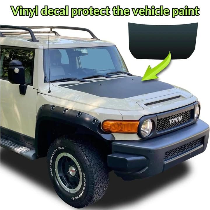 Lensun 105W 12V Hood Flexible Solar Panel Custom Fit for Toyota FJ Cruiser (2006-2022) - Off Grid Solar Power for Offroading/Overlanding/Camping