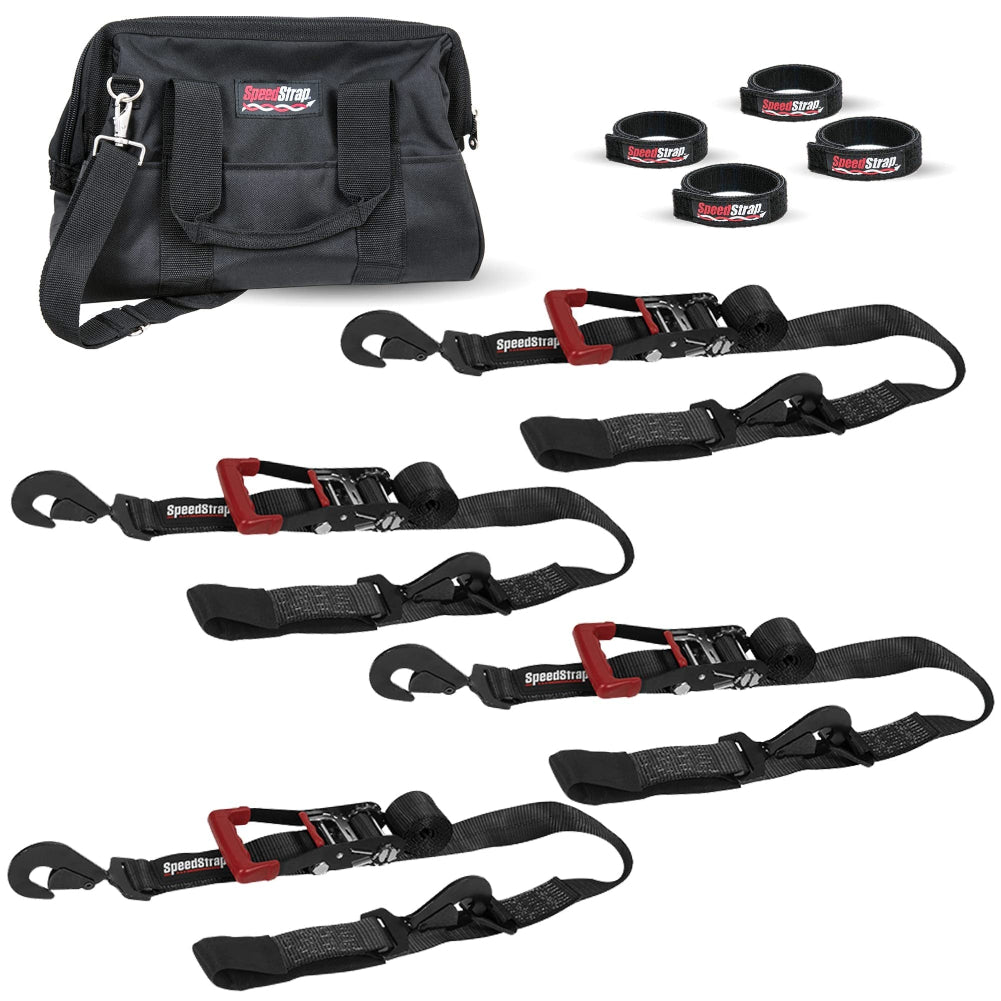 SpeedStrap Off Road Tie-Down Kit – 10,000lb Break Strength 4x4, Truck, Car, Buggy or UTV