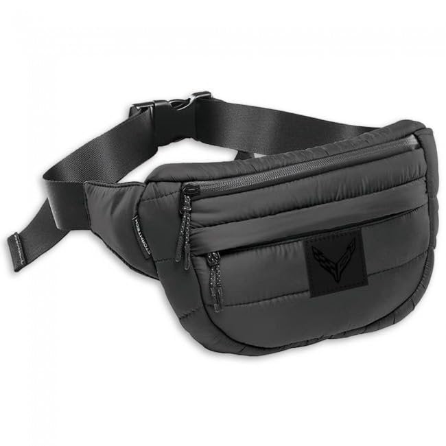 C8 Corvette Quilted Waist Bag - Crossbody Belt Fanny Pack-SR1 Performance