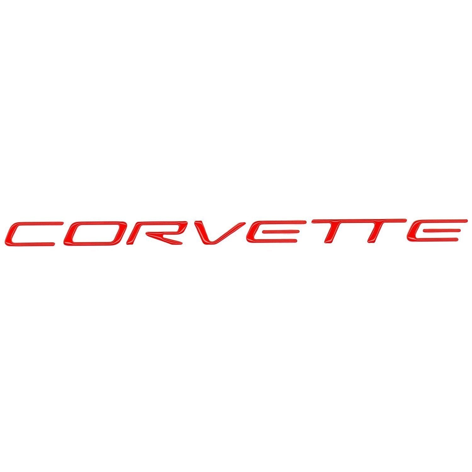 1997-2004 C5 Corvette Front Domed Decal Letters (Silver)