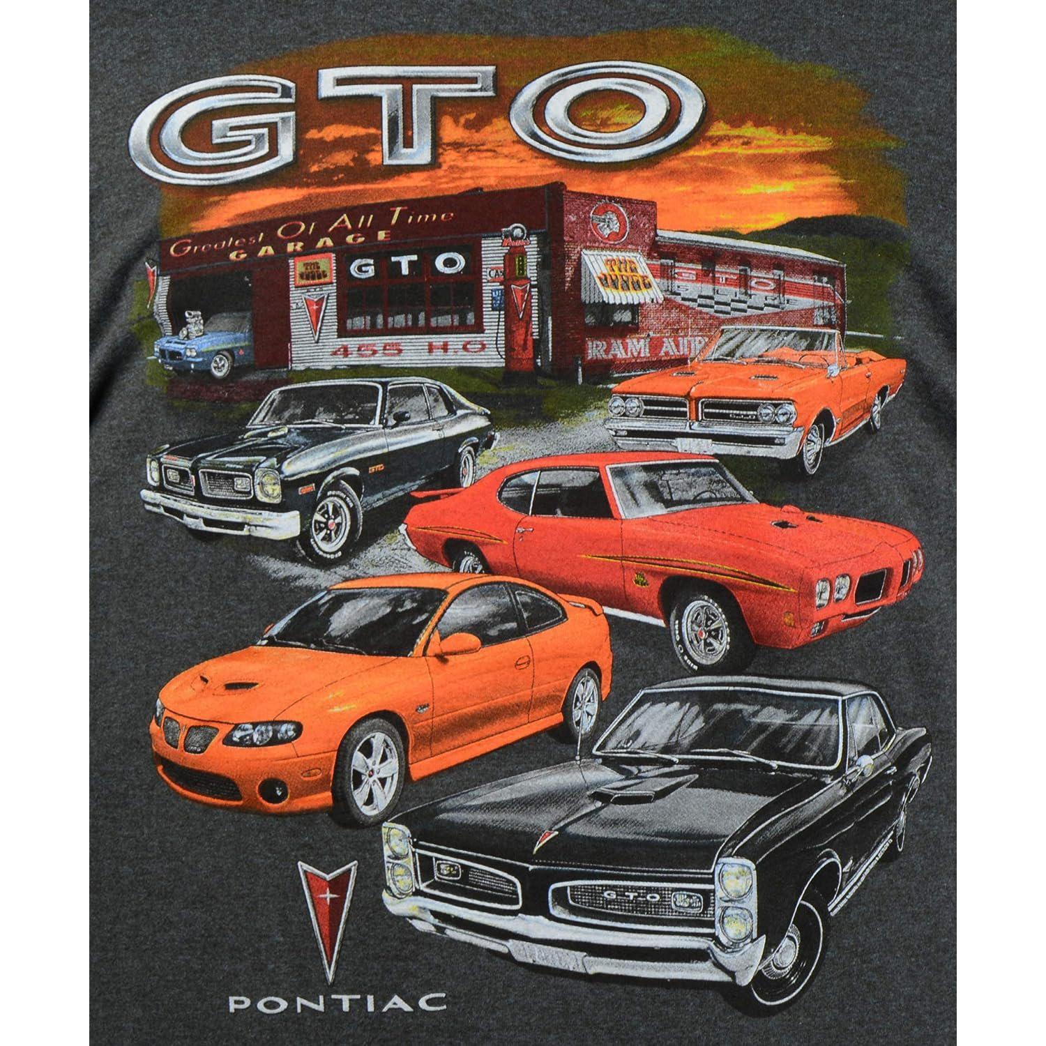 Pontiac GTO 5 Generations 1964 to 2006 T-Shirt - Vintage Shirt-SR1 Performance