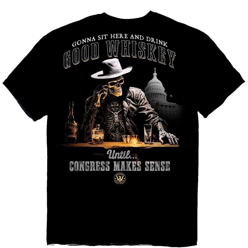 Whiskey Business Men's T-Shirts - Congress Cowboy Shirt-SR1 Performance