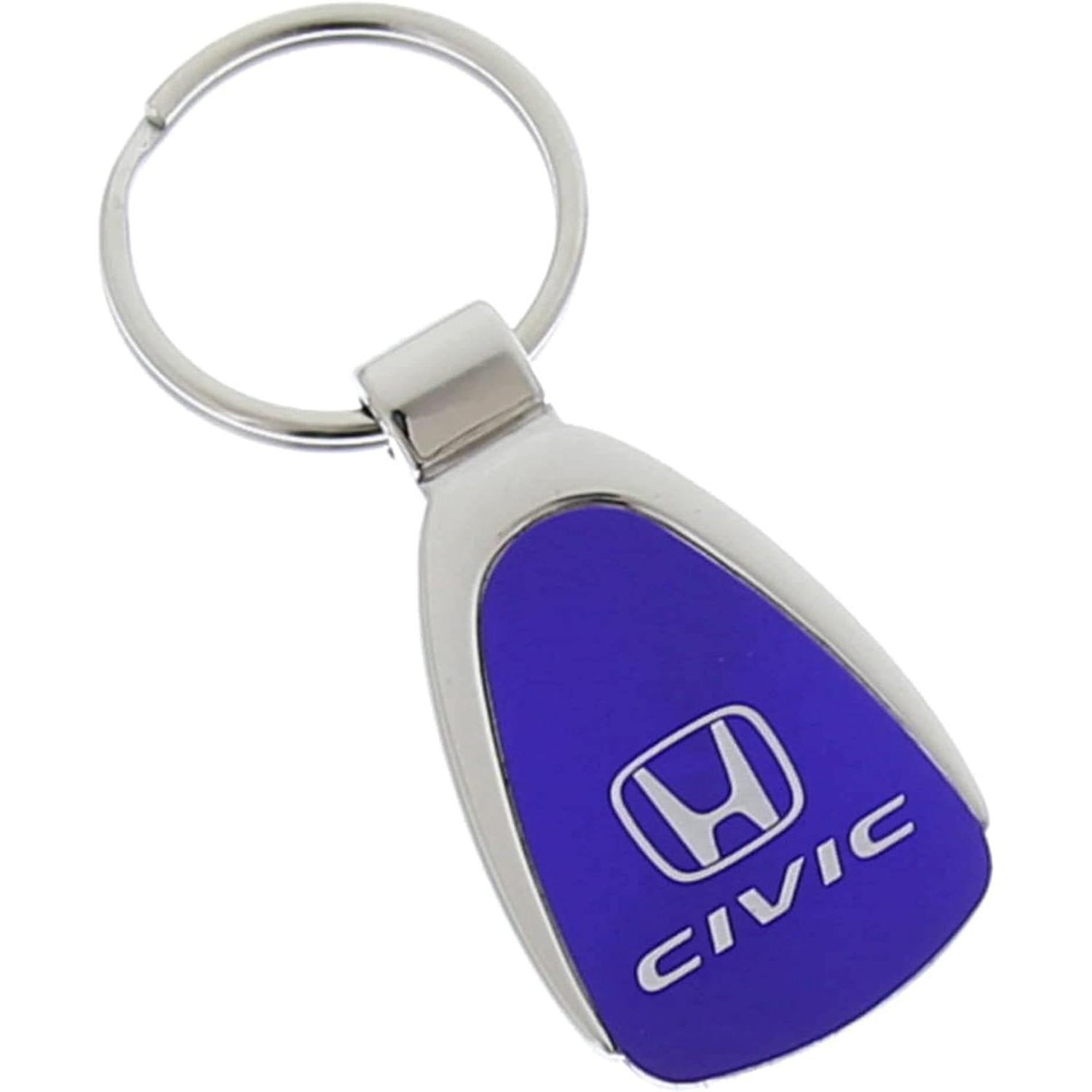 Honda Keychain & Keyring Civic Logo - Blue Teardrop-SR1 Performance