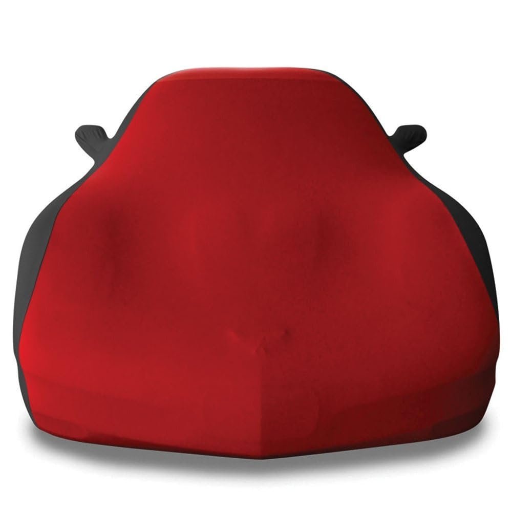 Corvette Ultraguard Stretch Satin Sport Car Cover - Dark Red/Black - Indoor : 1984-1996 C4