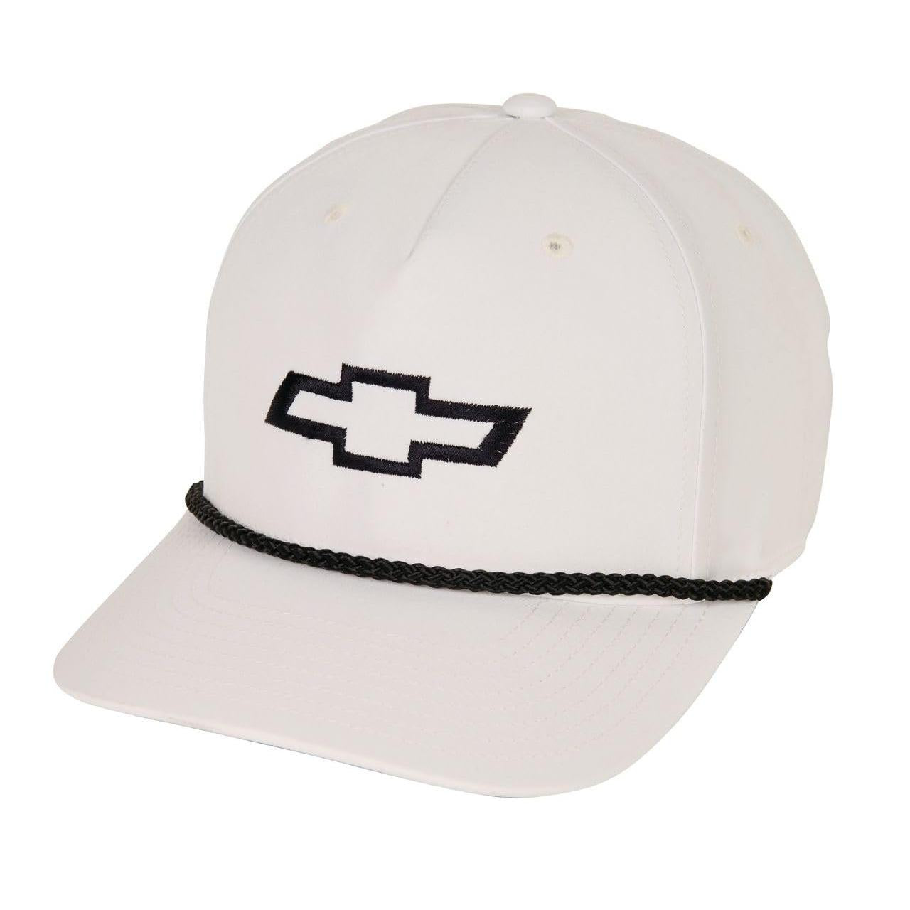 Chevy Bowtie Captain's Cord Snapback Hat - Chevrolet Rope Cap-SR1 Performance