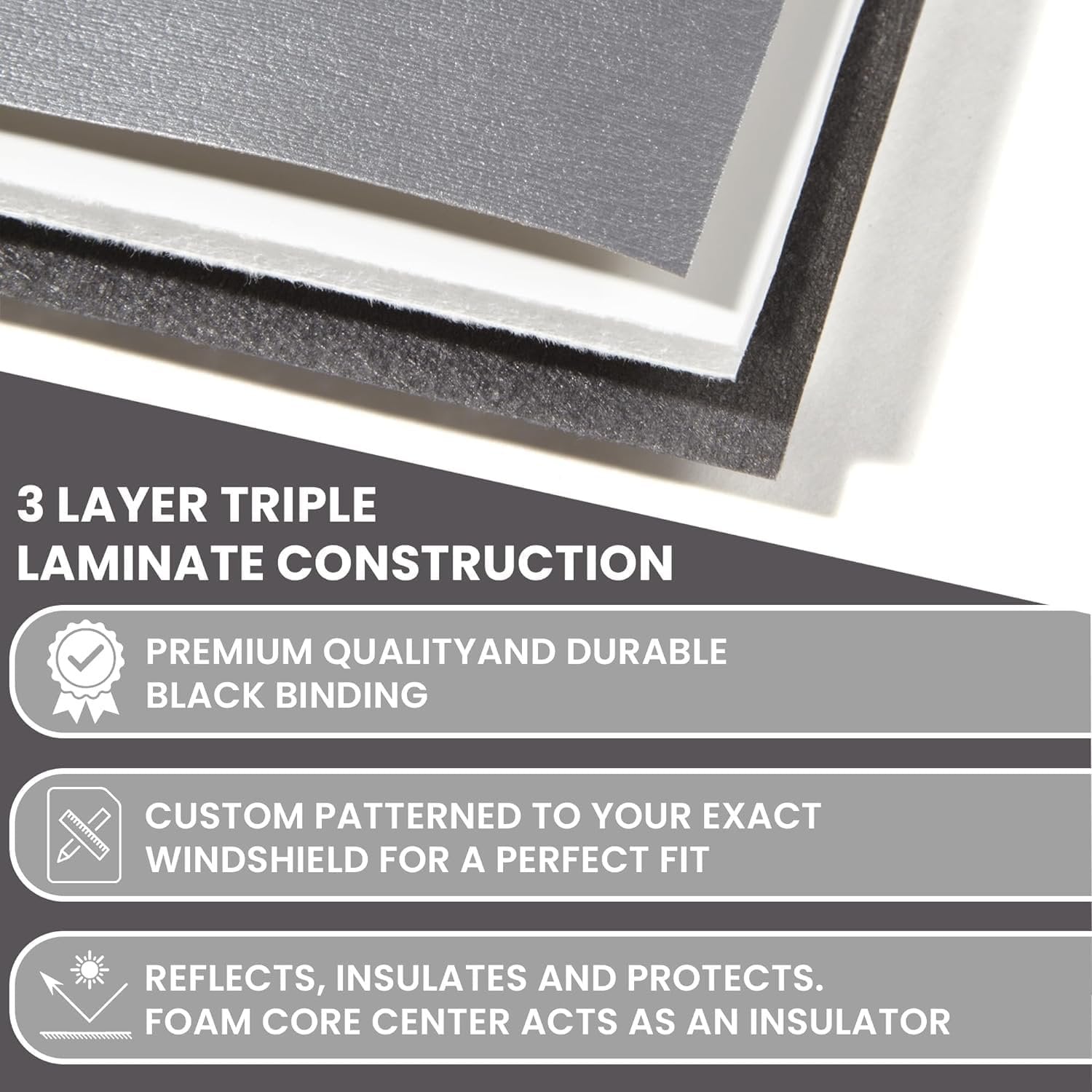 1997-2004 C5 Corvette Accordion Style Sunshade - Insulated - w/ C7 Logo - Clearance Item-SR1 Performance