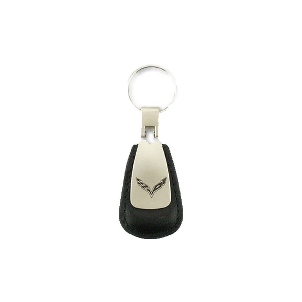 Corvette Leather Teardrop Keychain : C7 2014-2019-SR1 Performance