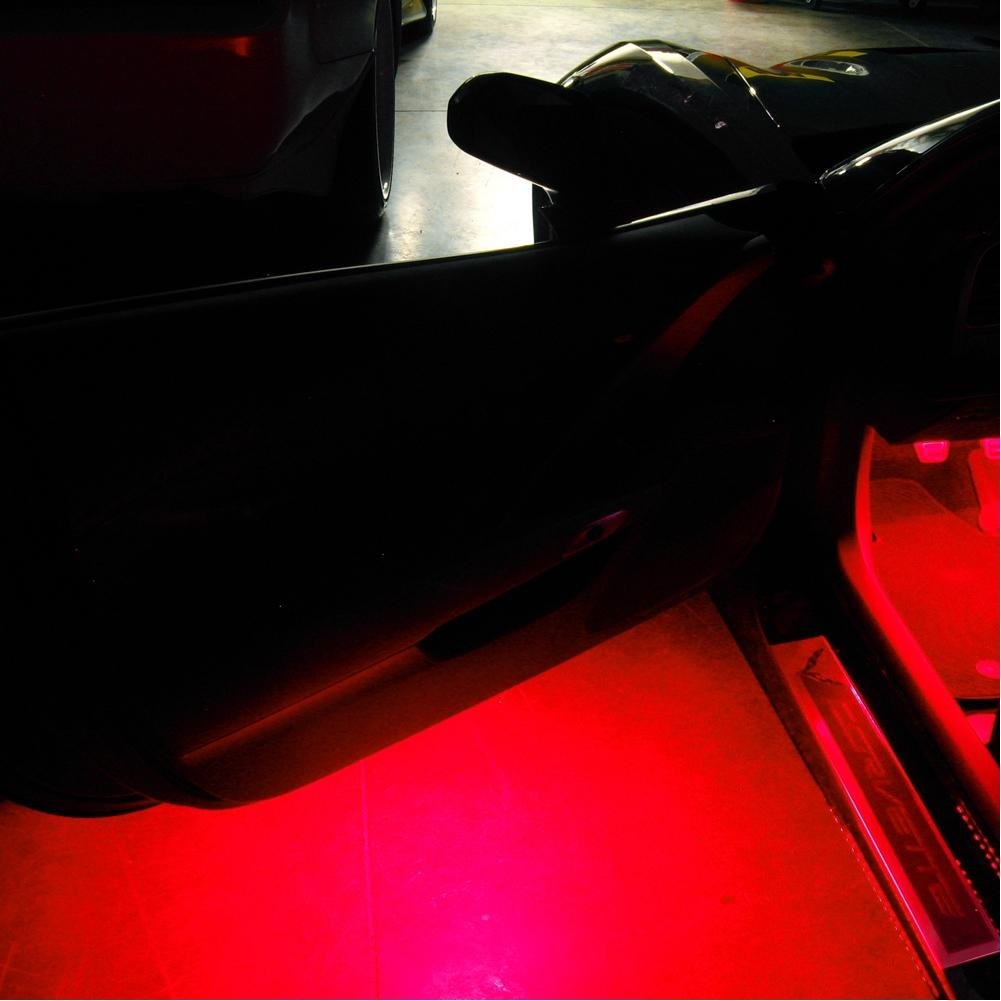 Corvette Under Door/Puddle LED Lighting Kit : C7 Stingray, Z51, Z06