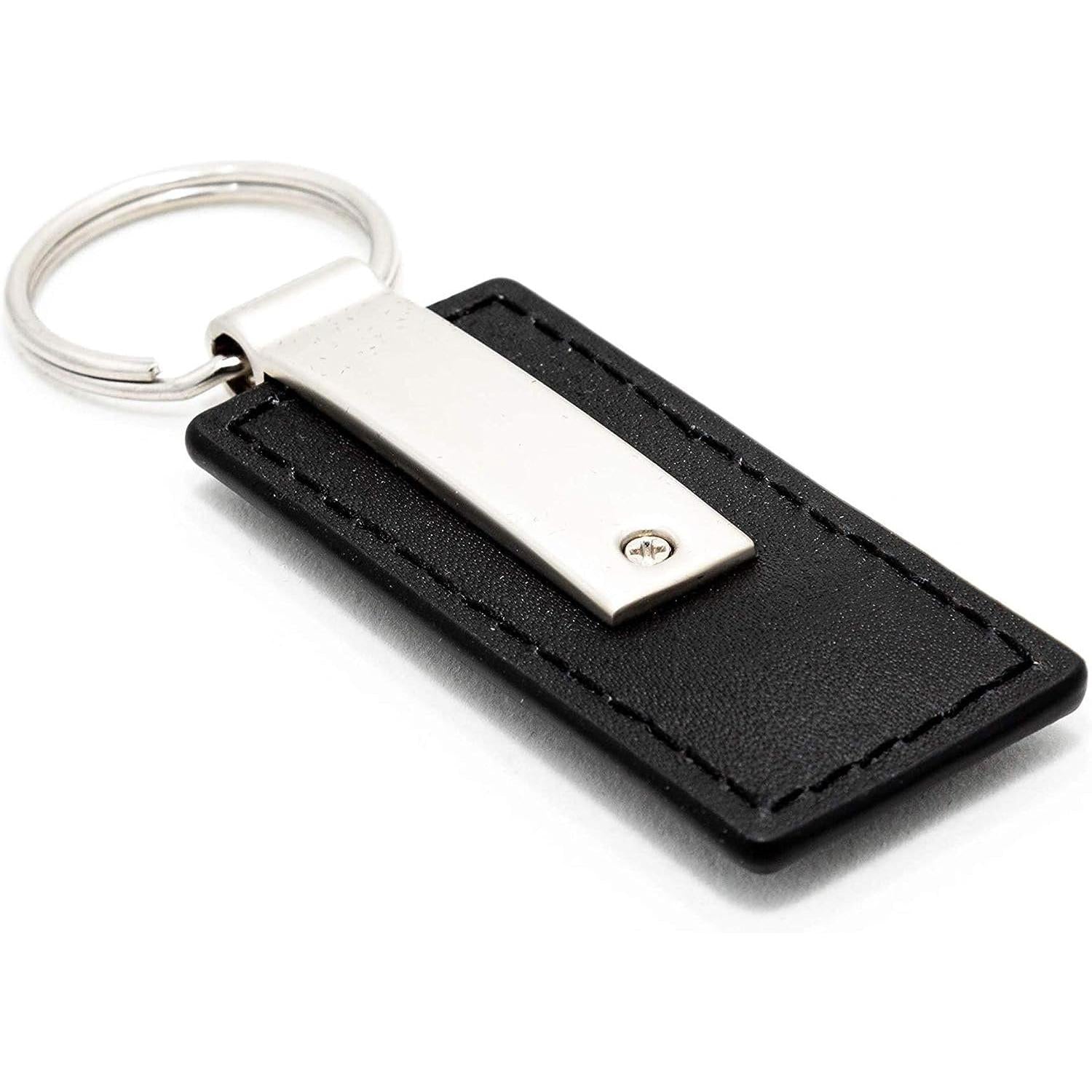 Ford Leather Key Chain - Black-SR1 Performance