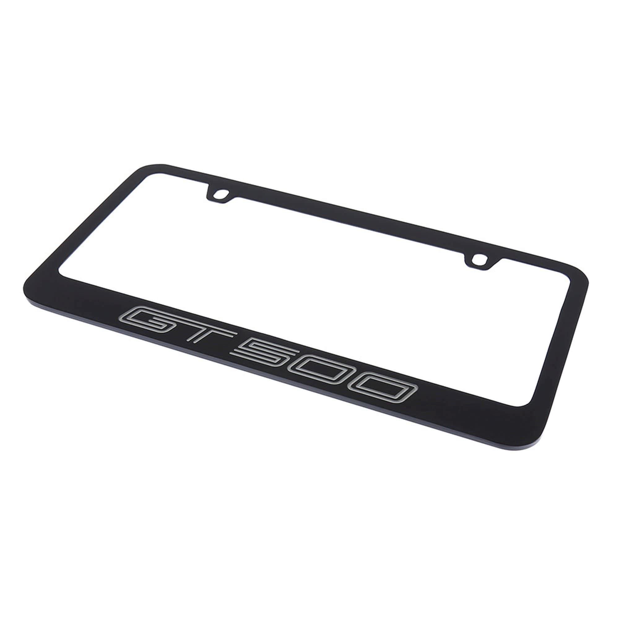 Elite Automotive Products, Inc. Engraved License Plate Frame for Ford GT500 (Black) (9063269)