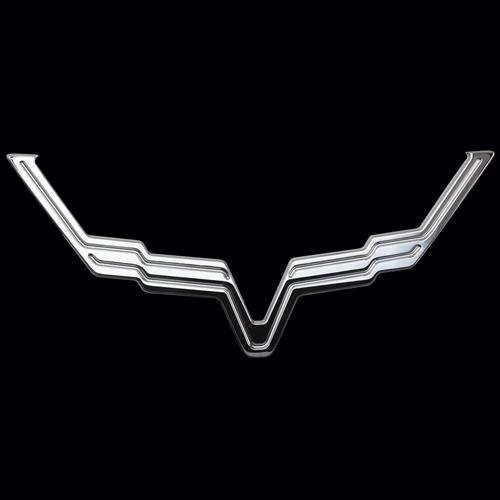 Corvette Billet Emblem Bezels : C6,Z06,ZR1 and Grand Sport Single (1 pc)