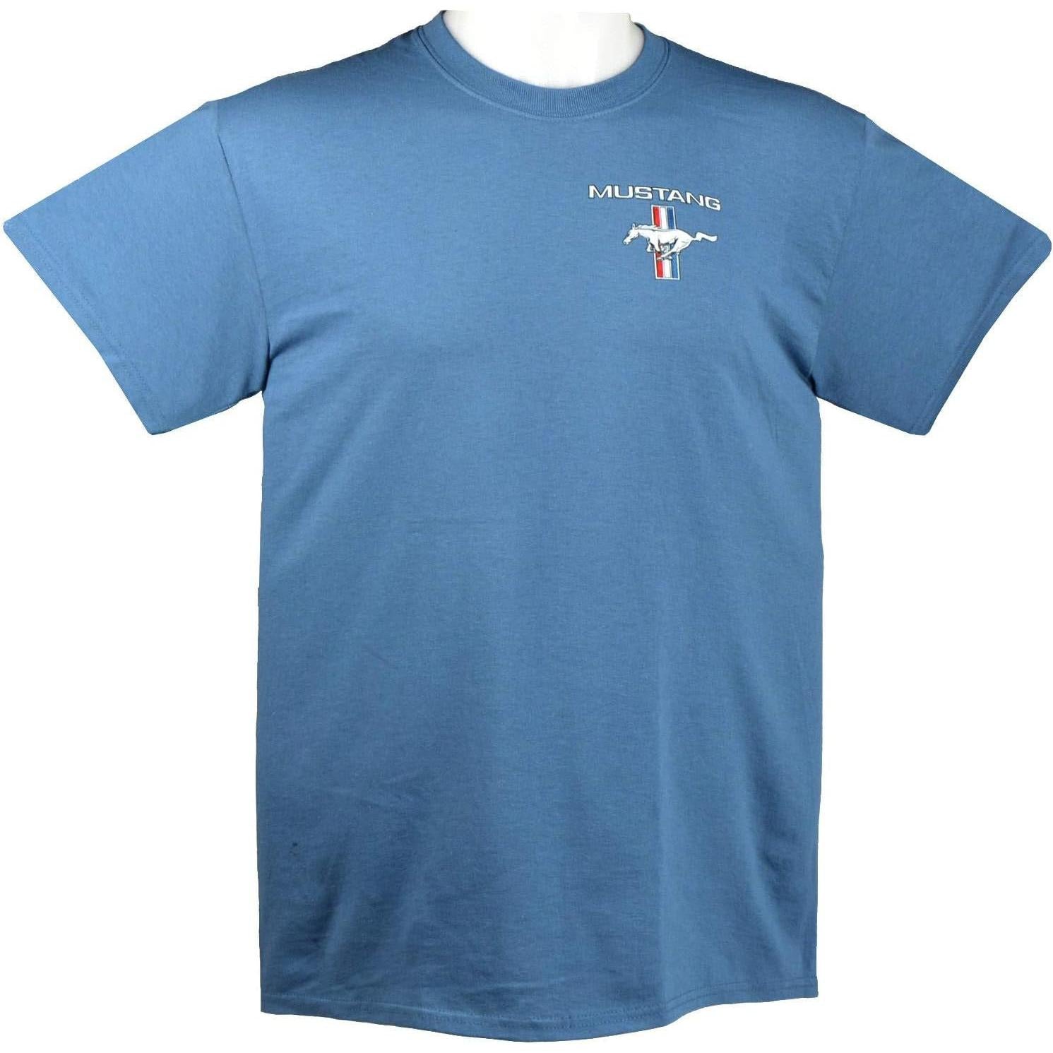 Ford Mustang Fox Body T-Shirt - Vintage USA Flag Shirt-SR1 Performance