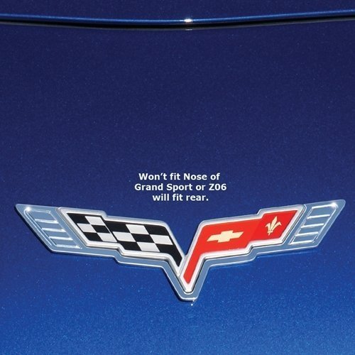 Corvette Billet Emblem Bezels : C6,Z06,ZR1 and Grand Sport Set (2 pc)