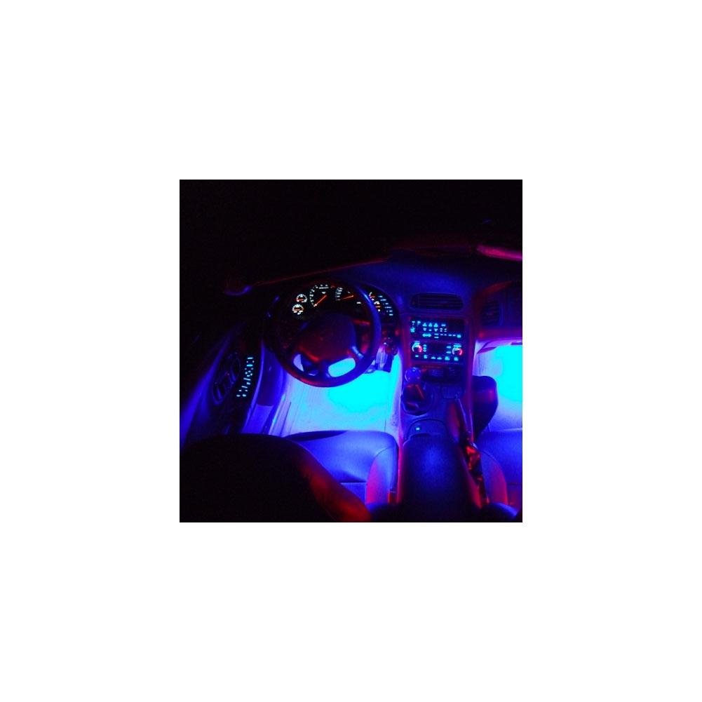 C6 Corvette - Footwell LED Lighting Kit : 2005-2013 C6, Z06, ZR1, Grand Sport (Yellow Super Bright)