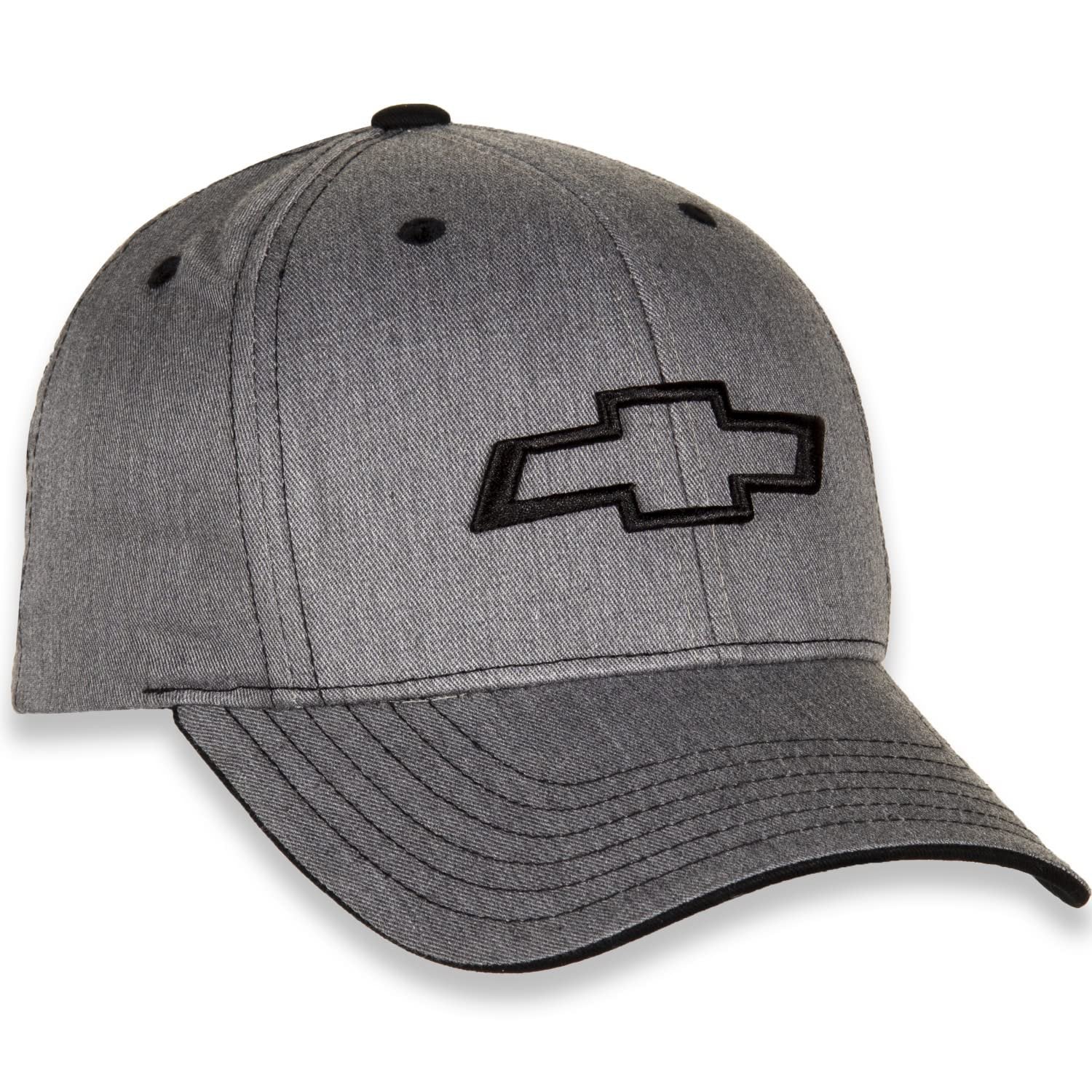 Chevrolet Performance Bowtie Twill Heather Grey Hat with Adjustable Closure