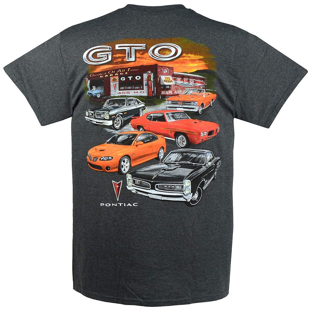 Pontiac GTO 5 Generations 1964 to 2006 T-Shirt - Vintage Shirt-SR1 Performance