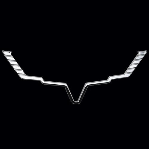Corvette Billet Emblem Bezels : C6,Z06,ZR1 and Grand Sport Set (2 pc)