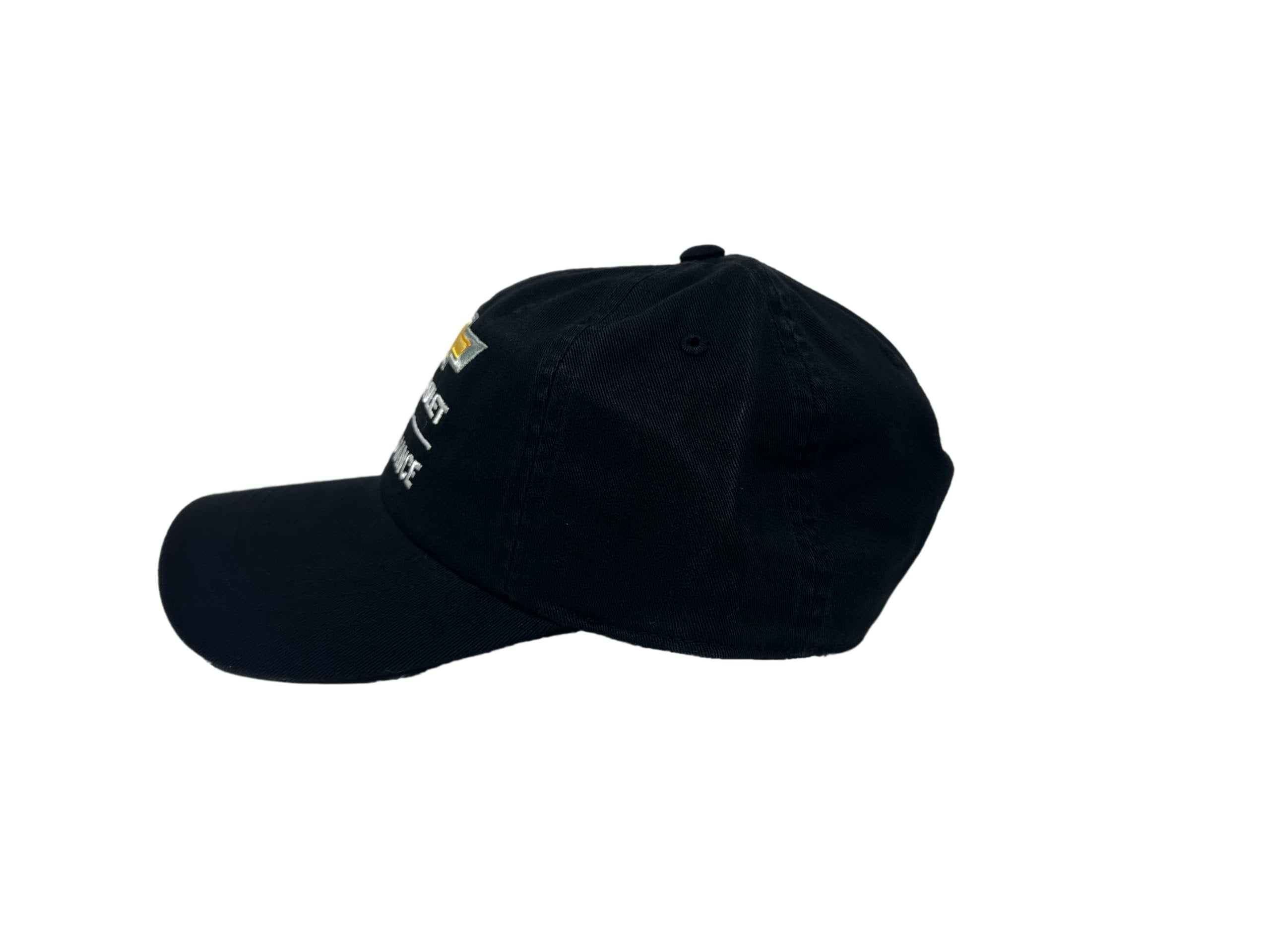 Chevrolet Bowtie Performance Black Hat - Twill Cap w/Adjustable Closure
