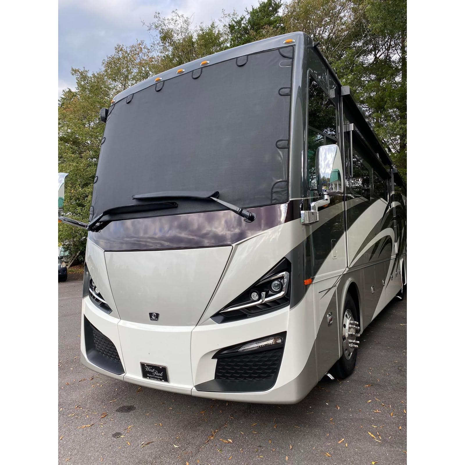 Class A RV/Motorhome Exterior Windshield Sun Shade by Magne Shade-SR1 Performance