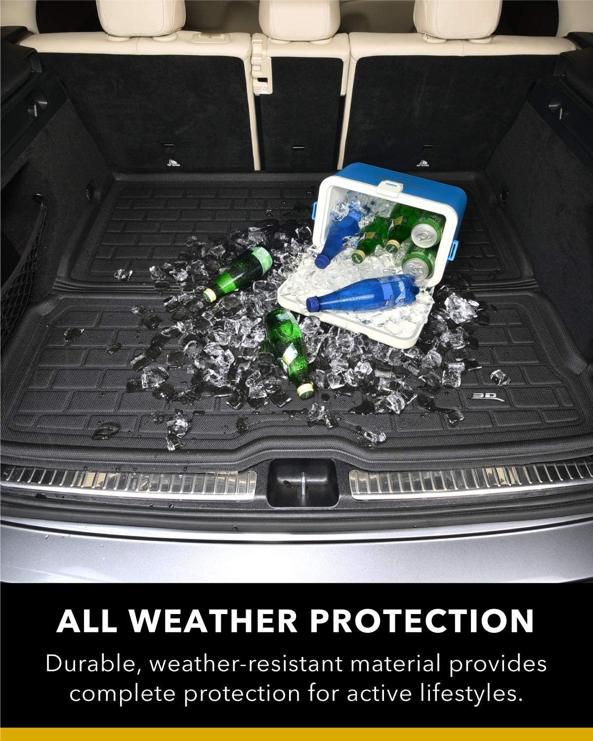 2020-2024 Tesla Model Y All Weather 3D MAXpider Kagu Rubber Cargo Liner – Black