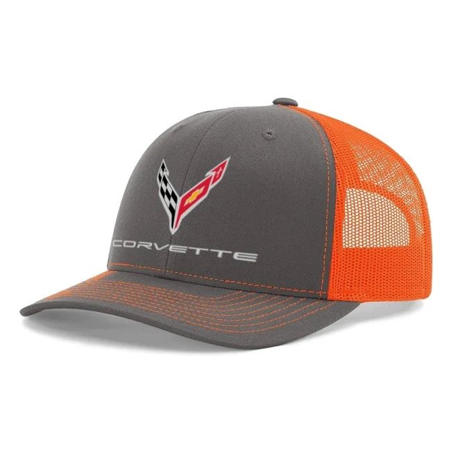 C8 Corvette Snapback Hat - Chevy Structured Mesh Back Cap-SR1 Performance