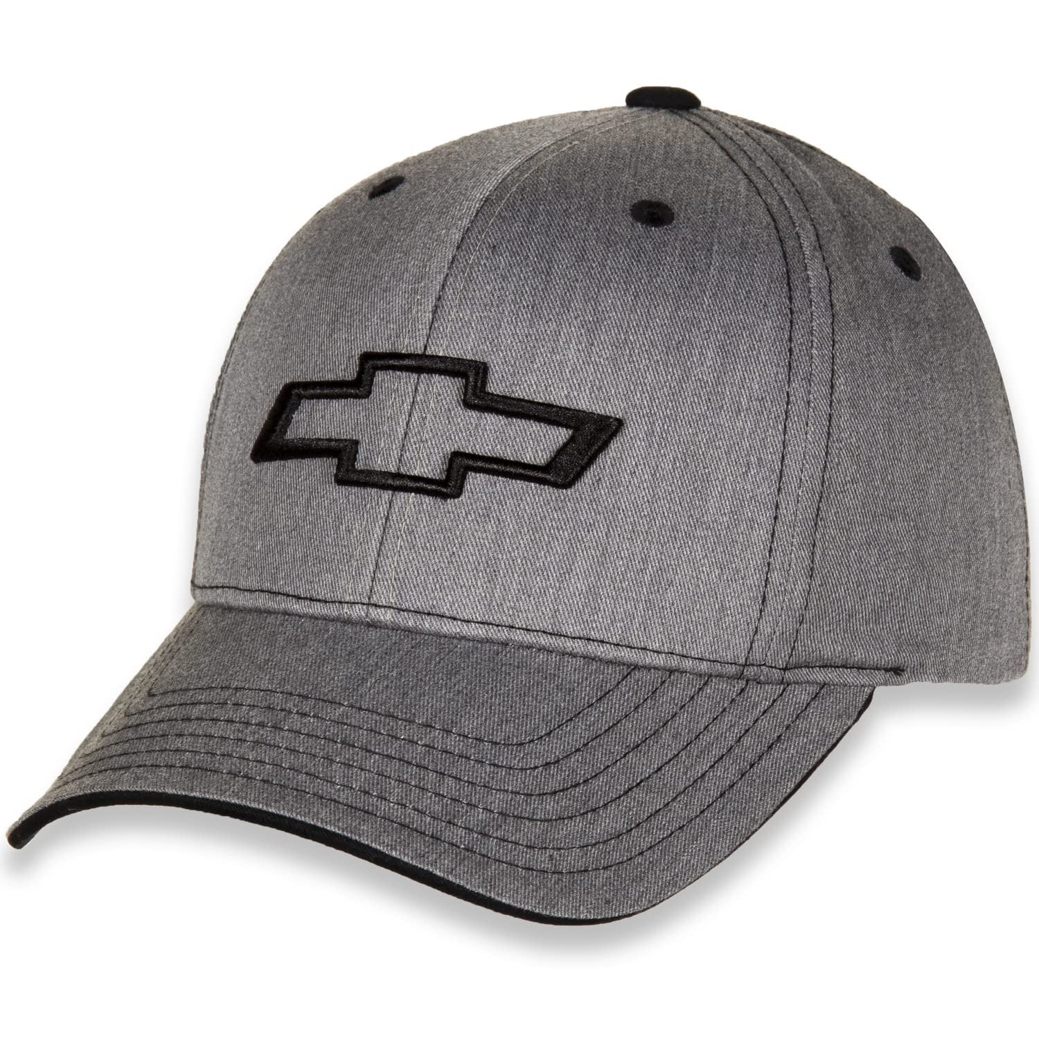 Chevrolet Performance Bowtie Twill Heather Grey Hat with Adjustable Closure